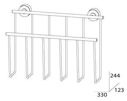 Газетница Fbs NOS 052
