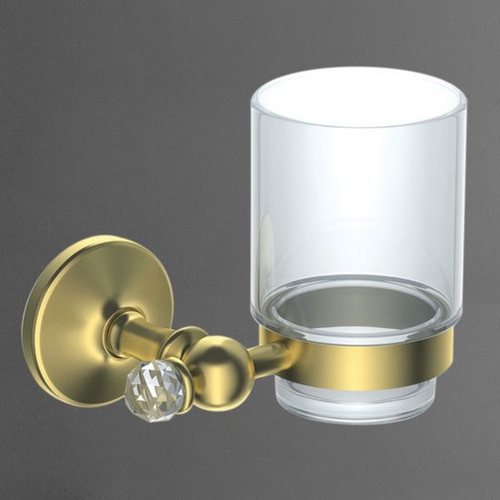 Стакан настенный Art & Max серия Antic Crystal Gold AM-2668SJ