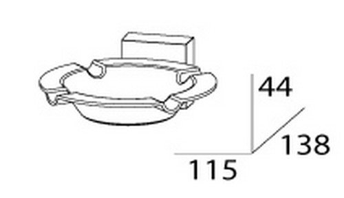 Пепельница настенная FBS Esperado ESP 018