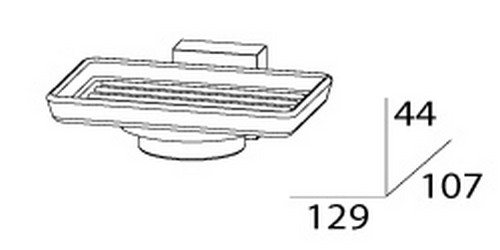Мыльница настенная FBS Esperado ESP 010
