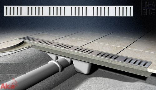 Дренажный канал для душа Alca Plast 95 см. (APZ10-950), в комплекте: лоток, сифон, ножки, решетка.