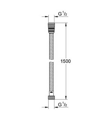 Душевой шланг Grohe 28105000 Relexaflex Metal 