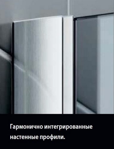 Маятниковая душевая дверь в нишу Kermi Filia XP FX 1GR/L в размере 110 см