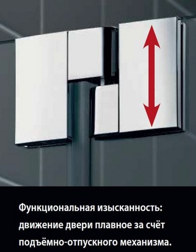 Маятниковая душевая дверь в нишу Kermi Filia XP FX 1GR/L в размере 120 см