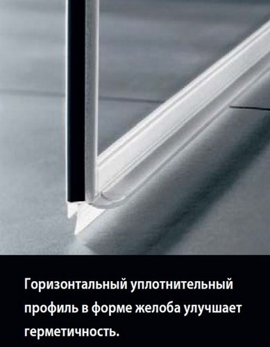 Маятниковая душевая дверь в нишу Kermi Filia XP FX 1GR/L в размере 120 см