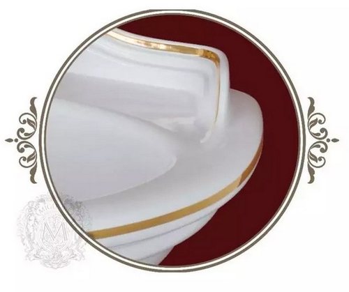 Раковина Migliore Milady 25.742.D2 декор золото