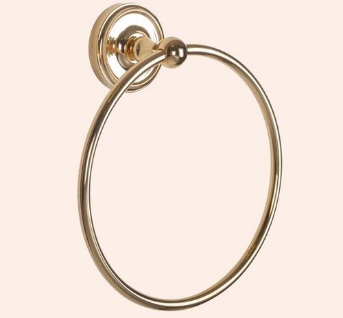 Полотенцедержатель кольцо Tiffany World серия Bristol (золото) TWBR015