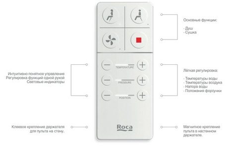 Электронный подвесной унитаз-биде  Roca In-Wash Inspira 803060001