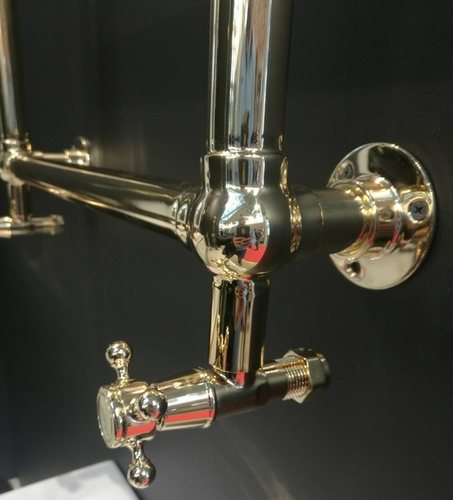 Полотенцесушитель водяной Boheme Palazzo 750х500 мм цвет золото