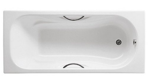 Ванна чугунная Roca Malibu 160x75см 2310G000R с отверстиями для ручек