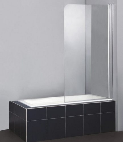 Шторка на ванну Belbagno Sela-V-1-80/140, стекло прозрачное