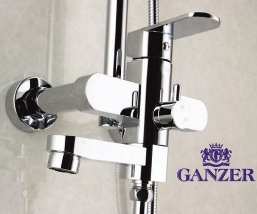 Душевая система для ванны Ganzer 06061 цвет хром