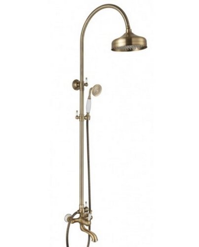 Душевая система для ванны Aksy Bagno Faenza Fa401-2005-2004, бронза, лейка 20 см