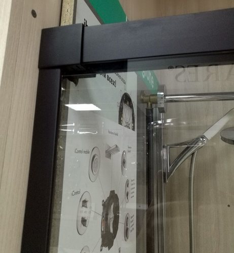 Душевой уголок Radaway Idea Black KDD 80х80 профиль черный матовый