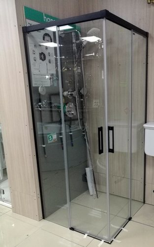 Душевой уголок Radaway Idea Black KDD 120х120 профиль черный матовый