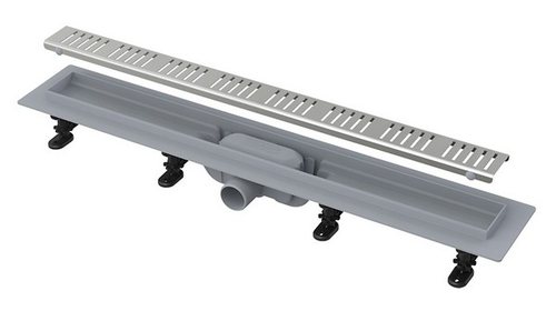 Дренажный канал для душа Alca Plast 55 см. (APZ10-550), в комплекте: лоток, сифон, ножки, решетка.