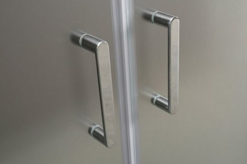 Душевая дверь BelBagno UNIQUE-BF-2-170/200-P-Cr, стекло матовое, регулировка 170-200 см