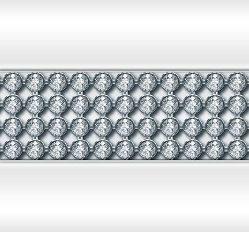 Декоративная отделка боковой панели к ванне Ларедо "Кристаллы Swarovski"