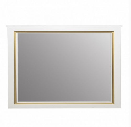 Зеркало Tessoro Foster TS-F90105-M-W-G 105 цвет белый с патиной золото