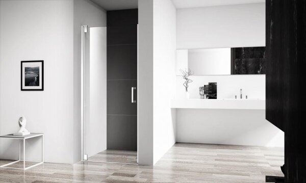 Душевая дверь BelBagno MARMI-B-1-100-C-Cr, стекло прозрачное, регулировка 99-102 см