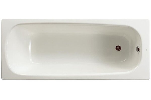 Чугунная ванна Roca Continental 160х70 21291200R с антискользящим покрытием