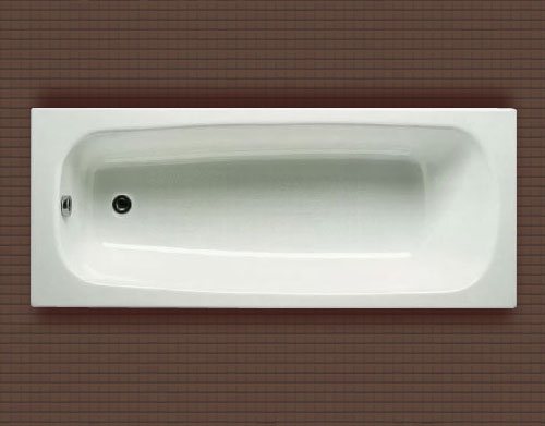 Чугунная ванна Roca Continental 160х70 21291200R с антискользящим покрытием
