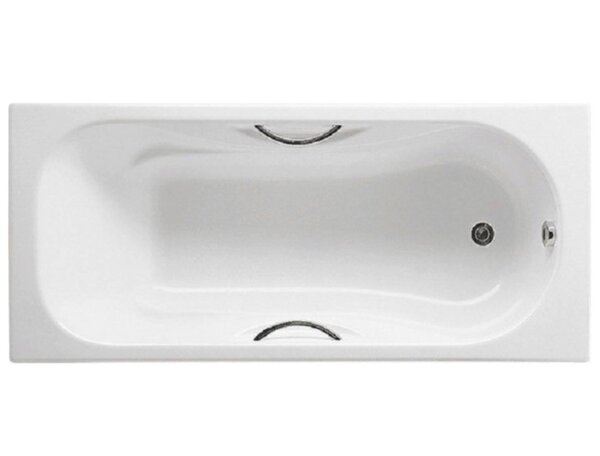 Ванна чугунная Roca Malibu 160x70см 2334G0000 с отверстиями для ручек