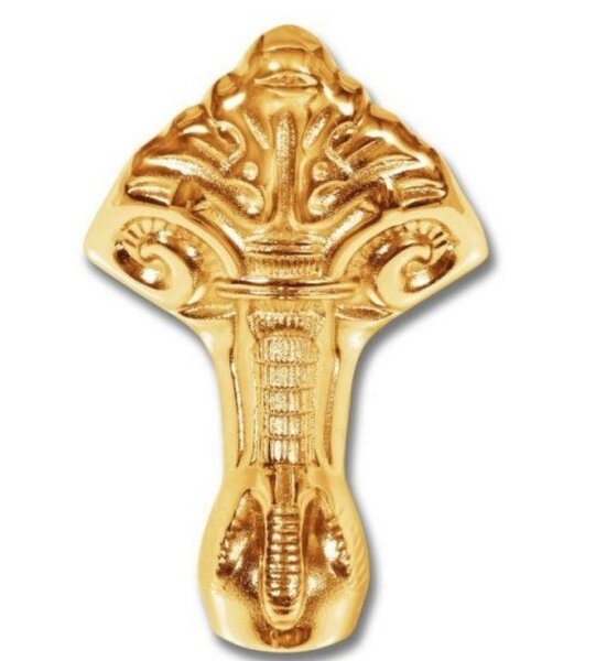 Ванна Эстет Бостон 180х74 из искусственного камня ножки золото