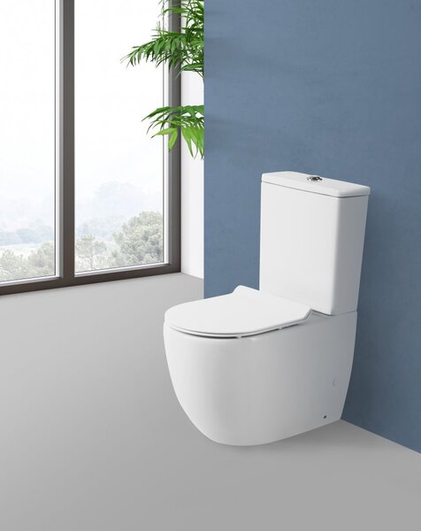 Унитаз BelBagno Sfera-R BB2128CPR / BB2128T напольный безободковый