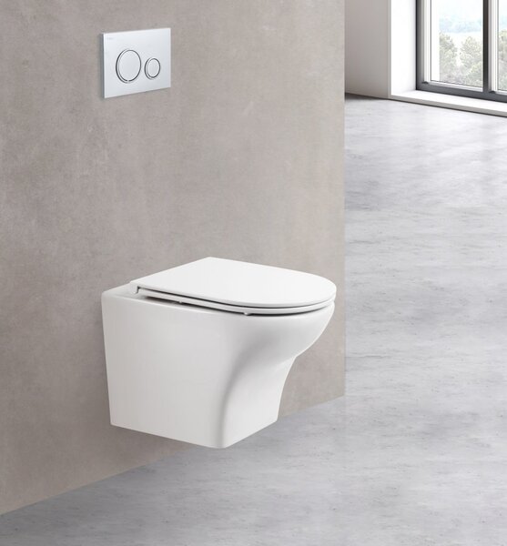 Унитаз BelBagno KRAFT BB064CHR подвесной безободковый