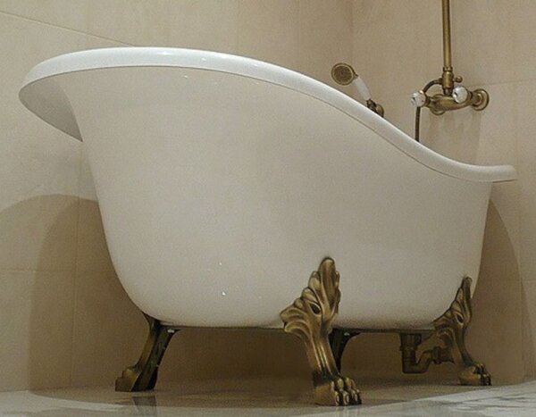 Ванна Belbagno BB04 170х80 акриловая  (ножки бронза заказываются дополнительно)