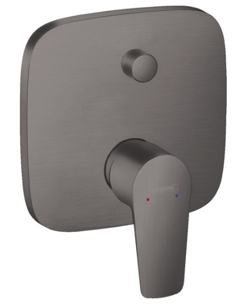 Смеситель Hansgrohe Talis E 71745340 для ванны и душа шлифованный черный