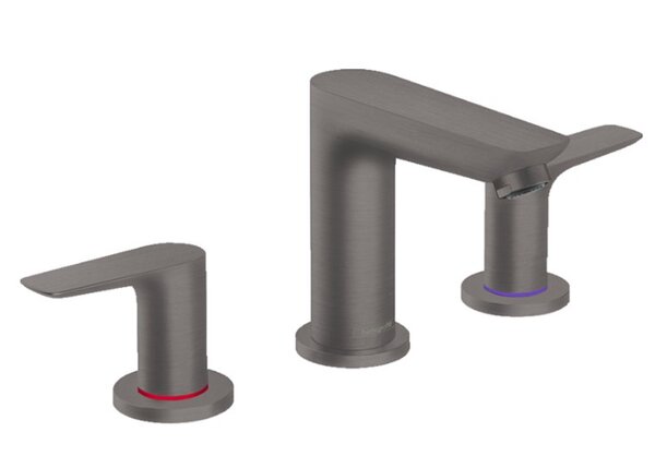 Смеситель Hansgrohe Talis E 71733340 для раковины на 3-ри отверстия шлифованный черный