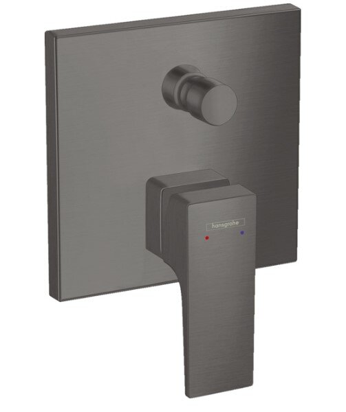 Смеситель Hansgrohe Metropol 32545340 для ванны и душа шлифованный черный