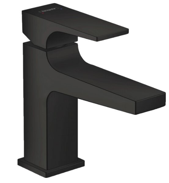 Смеситель Hansgrohe Metropol 32500670 для раковины чёрный матовый