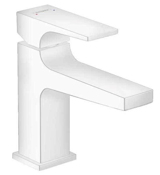 Смеситель Hansgrohe Metropol 32500700 для раковины белый матовый