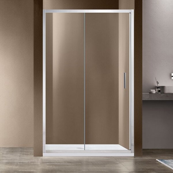 Душевая дверь Vincea Гарда (Garda) VDS-1G135CL 135x190 см, профиль хром. Размер регулировки 1330-1370 мм