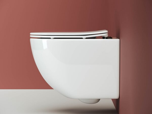 Унитаз Ceramica Nova Forma CN3009 безободковый подвесной с сидением микролифт