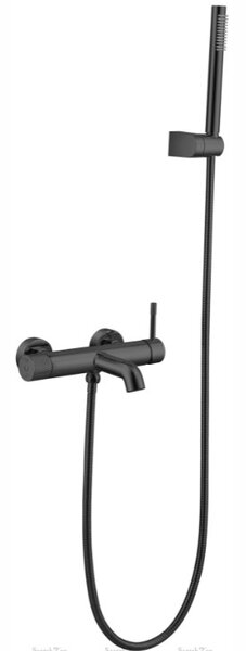 Смеситель Boheme Uno 463-SGM Shine Gun Metall для ванны
