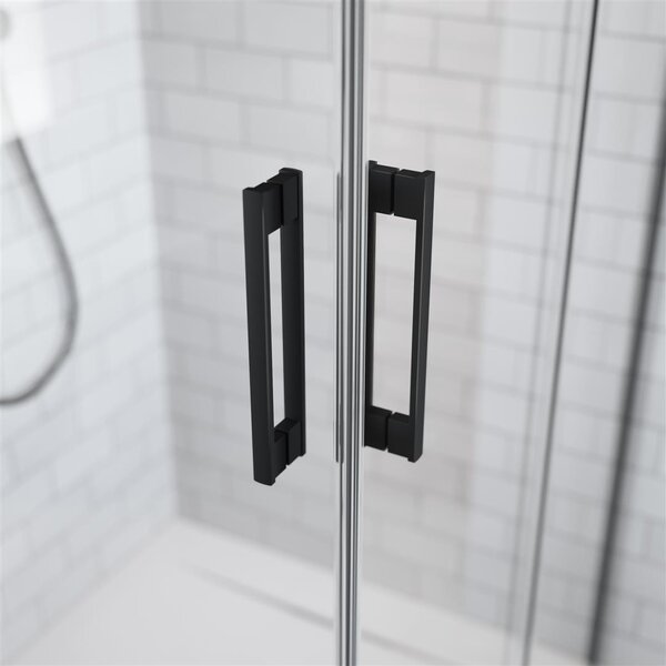 Душевой уголок Radaway Idea Black KDD 80х80 профиль черный матовый