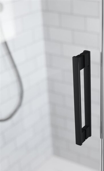 Душевой уголок Radaway Idea Black KDJ 120х120 профиль черный матовый