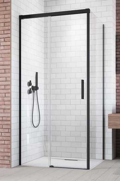 Душевой уголок Radaway Idea Black KDJ 150х75 профиль черный матовый