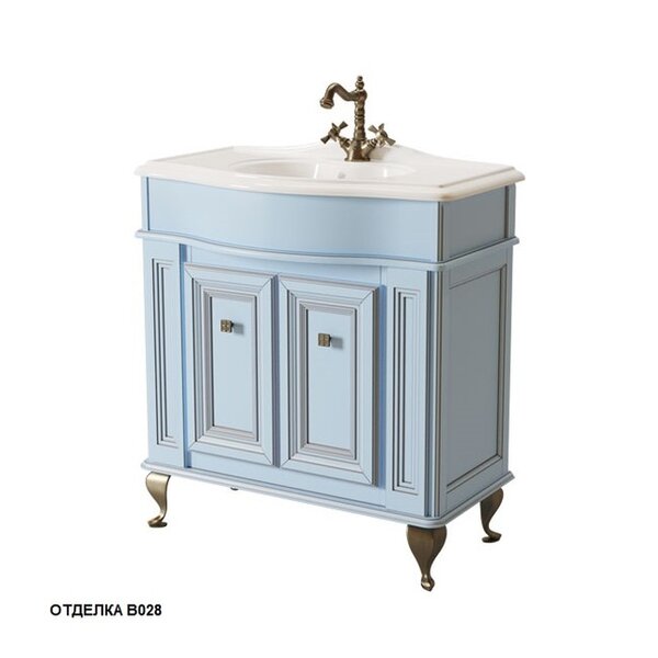 Тумба с раковиной Caprigo Fresco 80 цвет B028