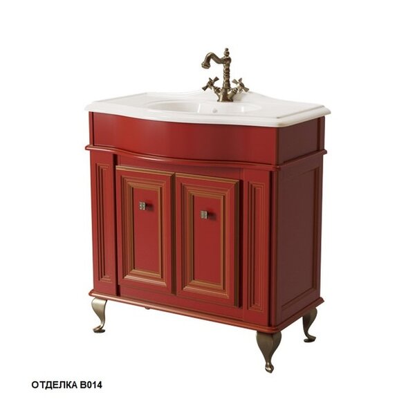 Тумба с раковиной Caprigo Fresco 80 цвет B014