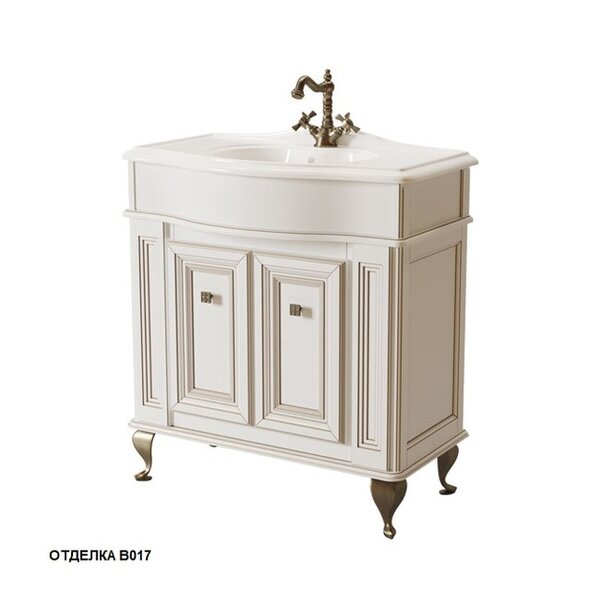 Тумба с раковиной Caprigo Fresco 80 цвет B017