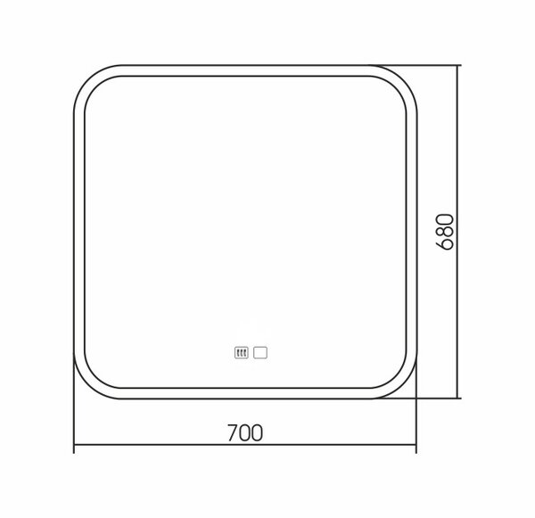 Зеркало Silver mirrors Stiv neo (LED-00002423)
