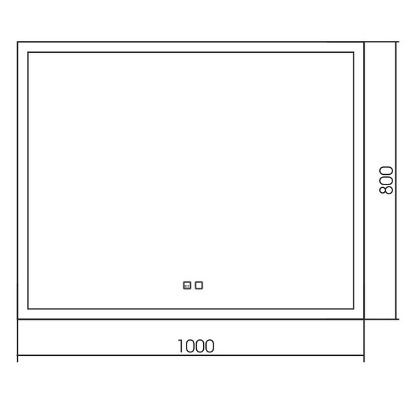 Зеркало Silver mirrors Гуверт (LED-00002368)