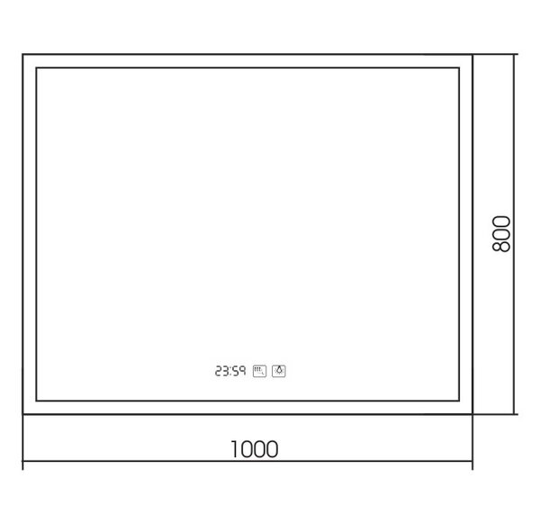 Зеркало Silver mirrors Гуверт (LED-00002369)