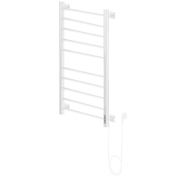 Полотенцесушитель Электрич.кабельный Ника STEP-3 100/50 RAL9016 белый матовый правый тэн