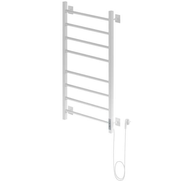 Полотенцесушитель Электрич.кабельный Ника STEP-3 80/40 RAL9016 белый матовый правый тэн